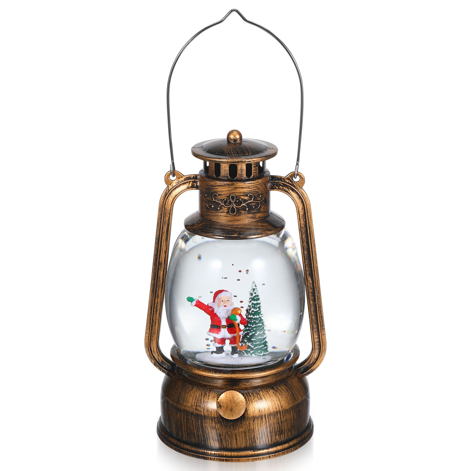 Snow Globe Musical - Lighted Musical Snow Globe Lantern Christmas