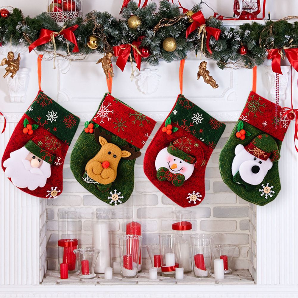Christmas Stocking Hanging - Ornament Christmas Stocking Parts Accessory Decor