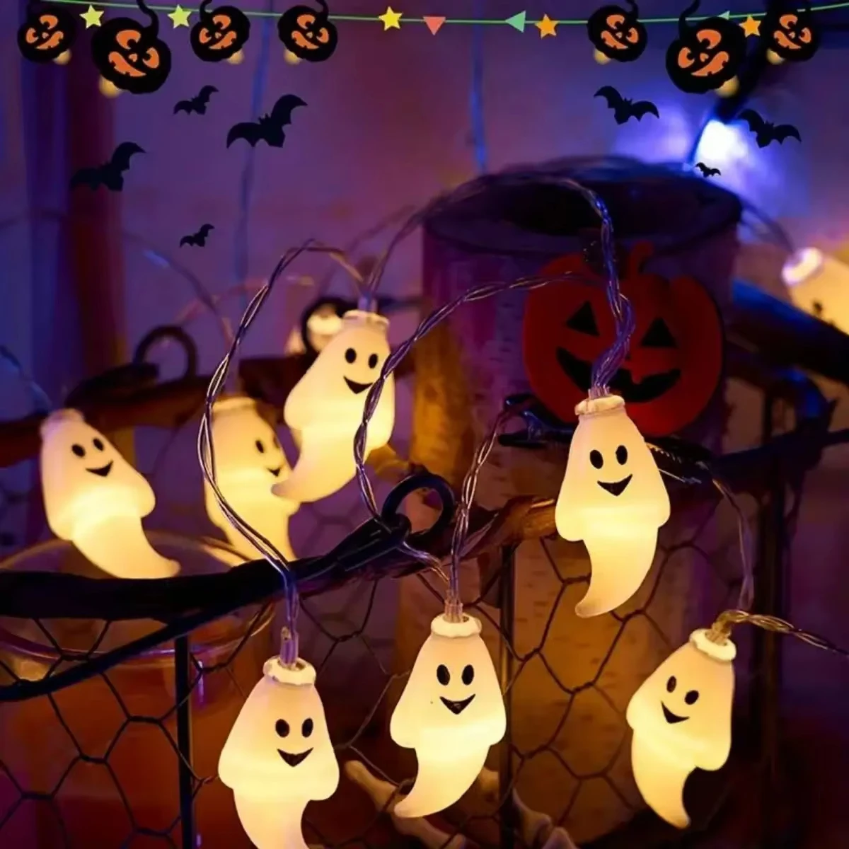 Battery Ghost LED String Light - đánh giá và giá Led Fairy String Lights