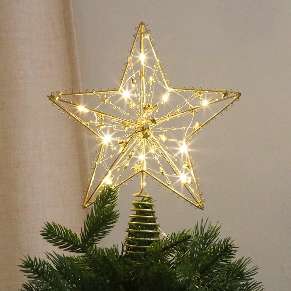 3D Glitter Star Christmas Tree - đánh giá và giá Star Tree Topper