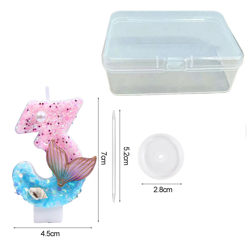 Gradient Blue Shell Pearl Crea - đánh giá và giá Holiday Candle Set