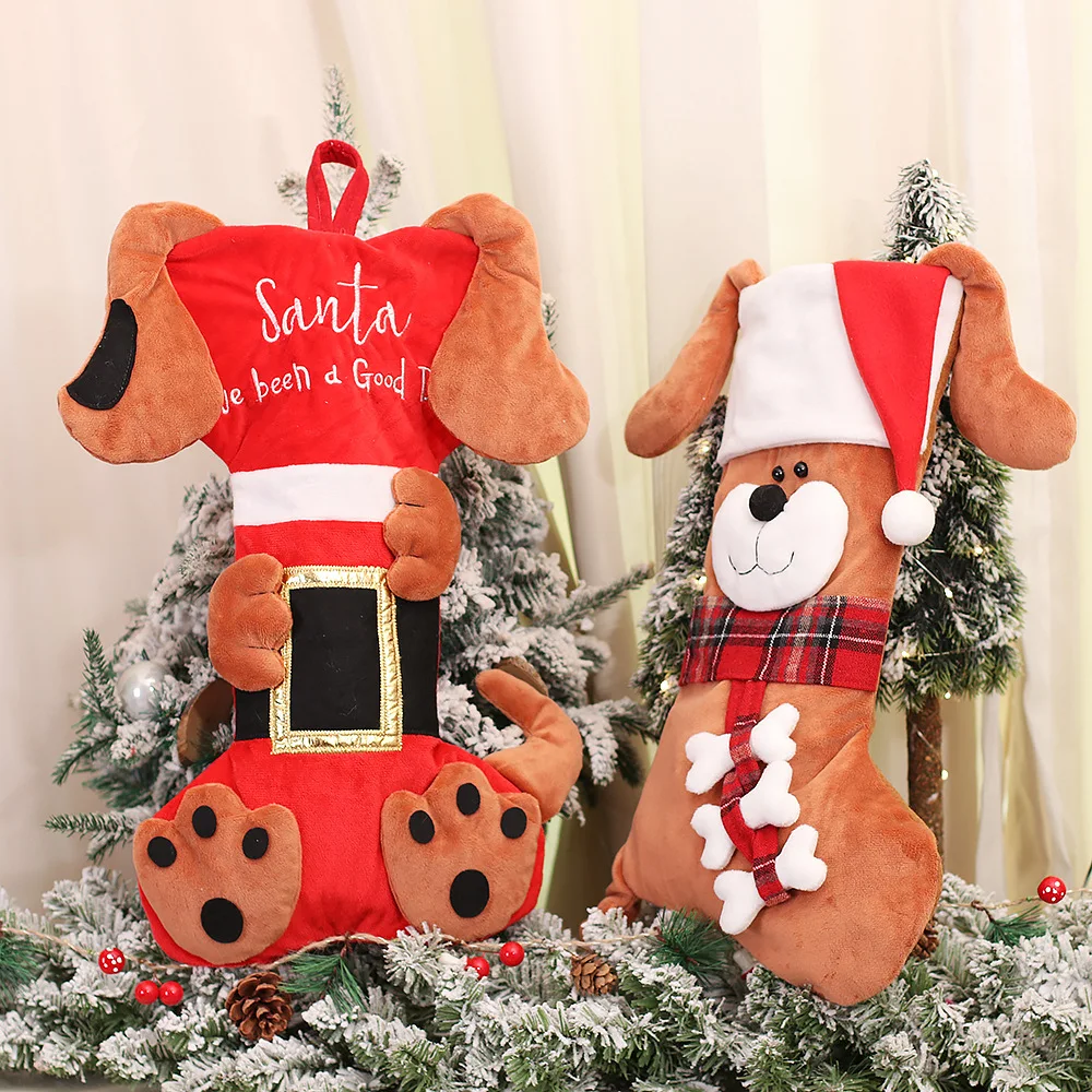 3D Animal Christmas Stockings  - đánh giá và giá Christmas Stocking Hanging
