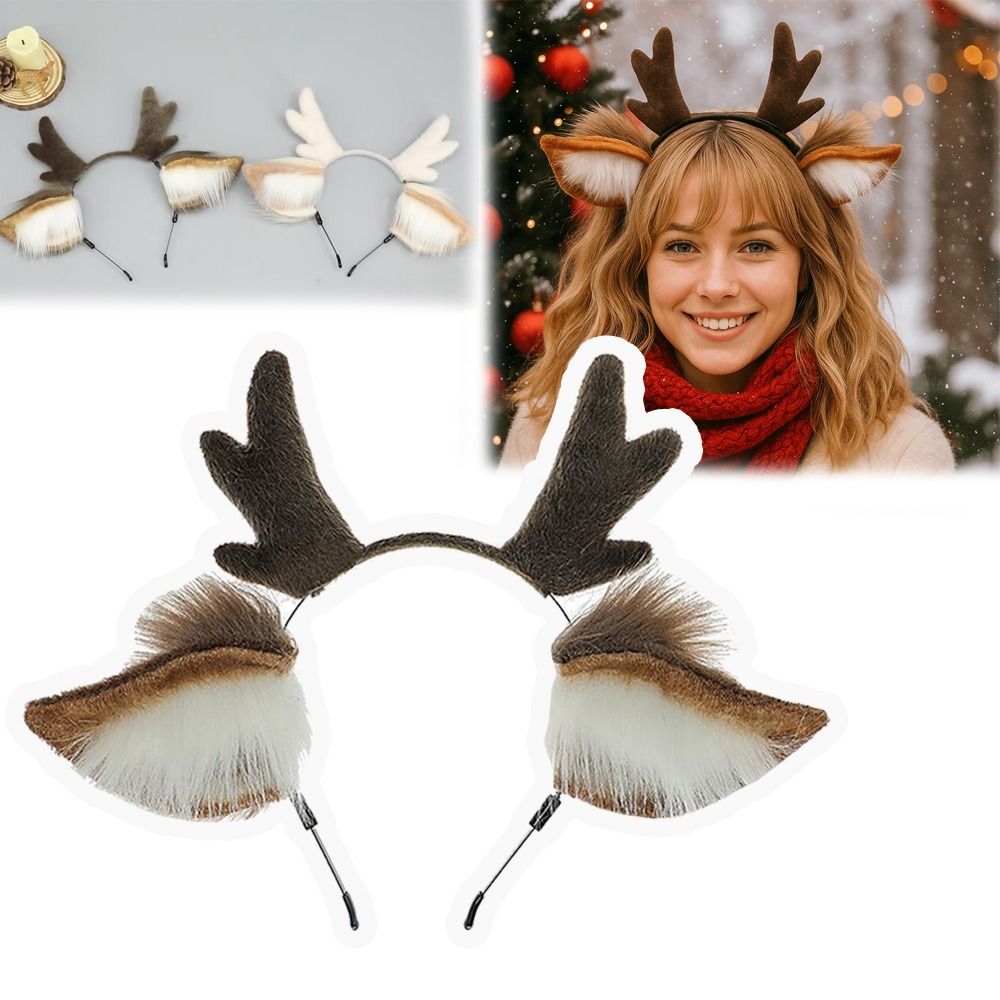 Unisex Deer Ears Reindeer Antl - đánh giá và giá Reindeer Antlers Headband