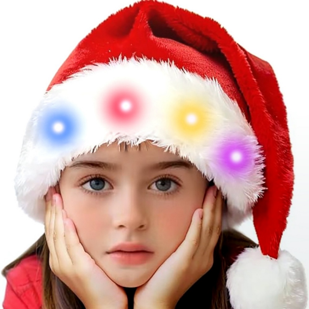 Lumination Christmas Santa Hat - đánh giá và giá Santa Hat Plush