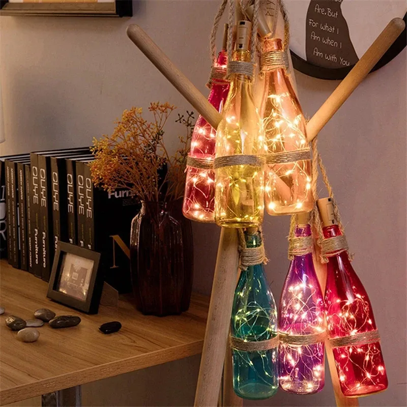 6pcs 20led Wine Bottle with Co - đánh giá và giá Led Fairy String Lights