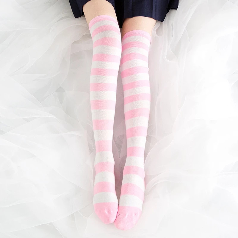 Đen Hồng Xanh Dương Lolita Sọc - đánh giá và giá Christmas Stocking Hanging