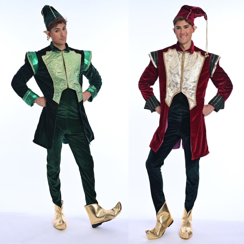 Luxury Velvet Santa Claus Chri - đánh giá và giá Elf Costume Christmas