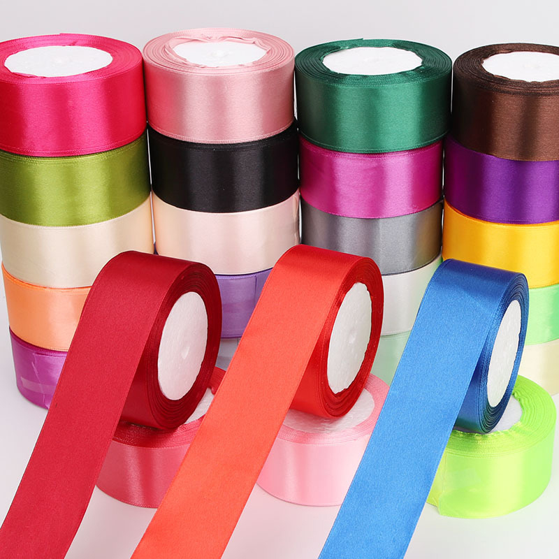 1Roll Satin Ribbon 4cm 25Yards - đánh giá và giá Ribbon Bow Gift