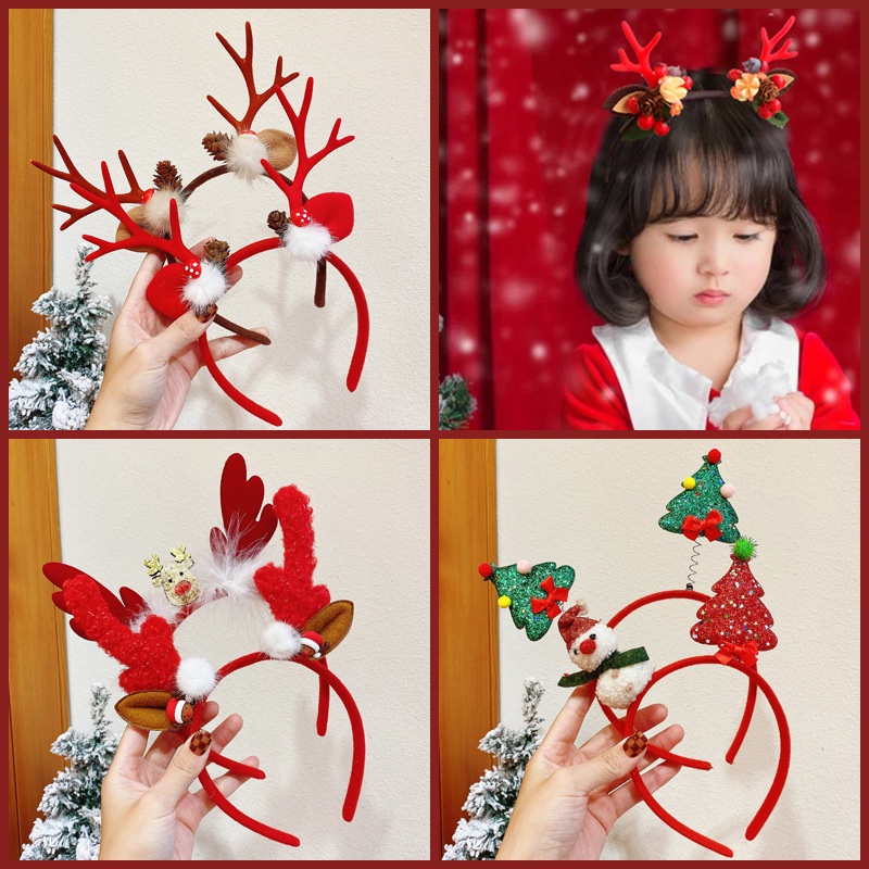 1-15pcs Christmas Headbands Sn - đánh giá và giá Reindeer Antlers Headband