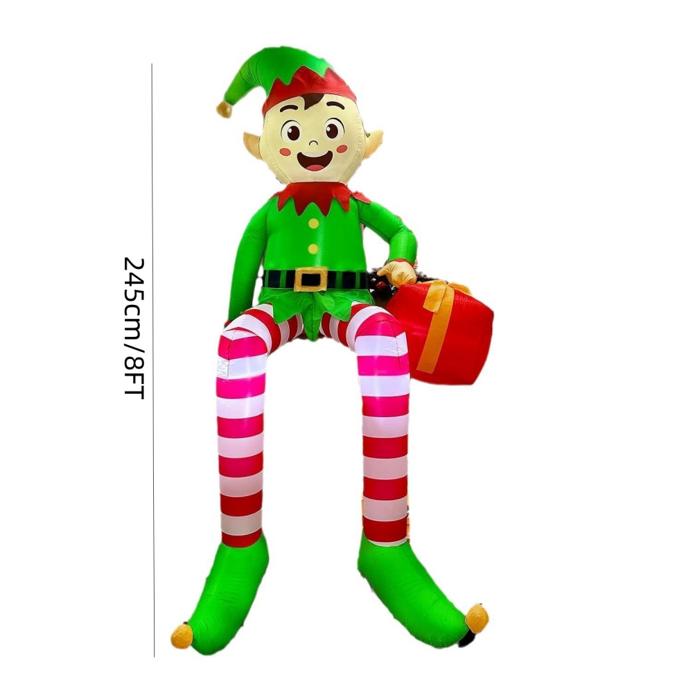 8FT Christmas Inflatables Sitt - đánh giá và giá Christmas Lights Outdoor