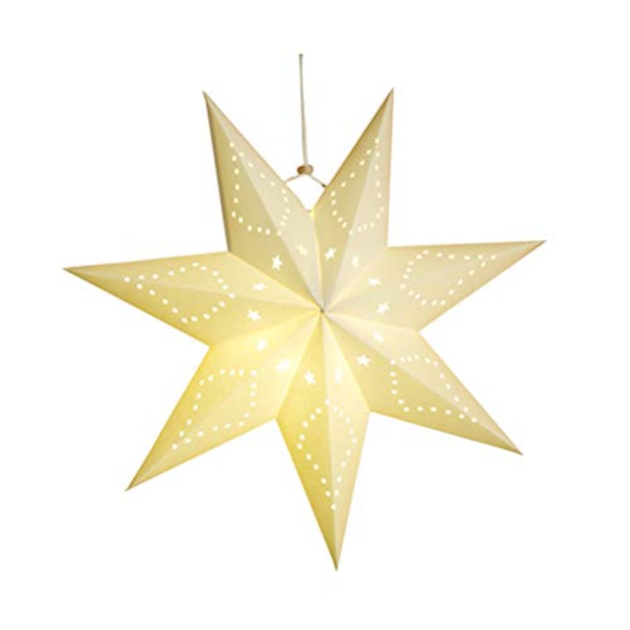 Paper Star Lantern Lamp Shade  - đánh giá và giá Star Tree Topper