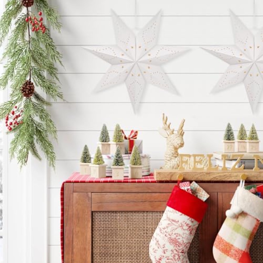 Paper Star Lantern Lamp Shade  - đánh giá và giá Star Tree Topper