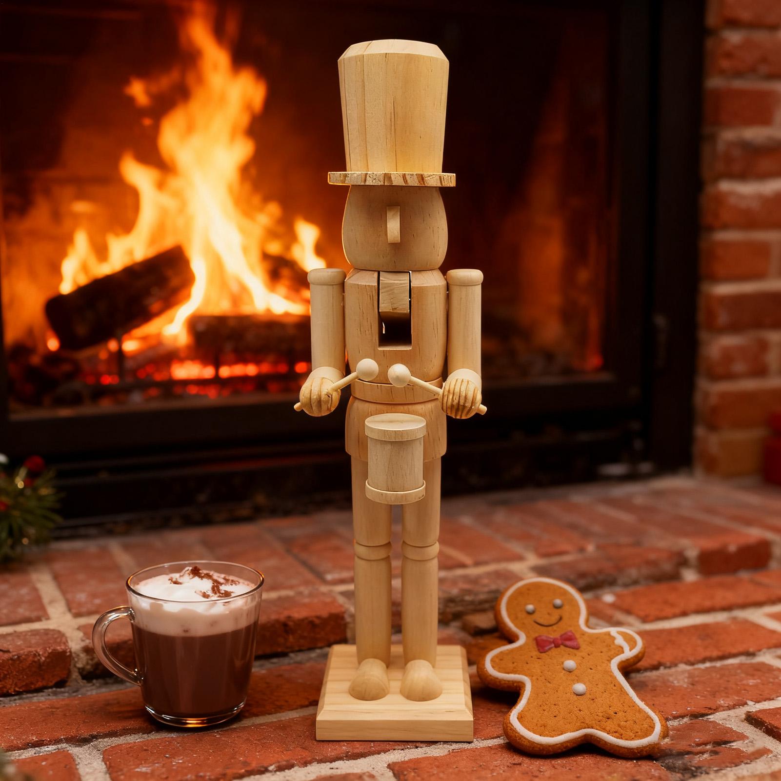 Nutcracker Decor 38cm Wooden F - đánh giá và giá Nutcracker Figurine