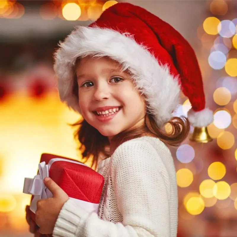 Christmas Santa Hat Xmas Long  - đánh giá và giá Santa Hat Plush