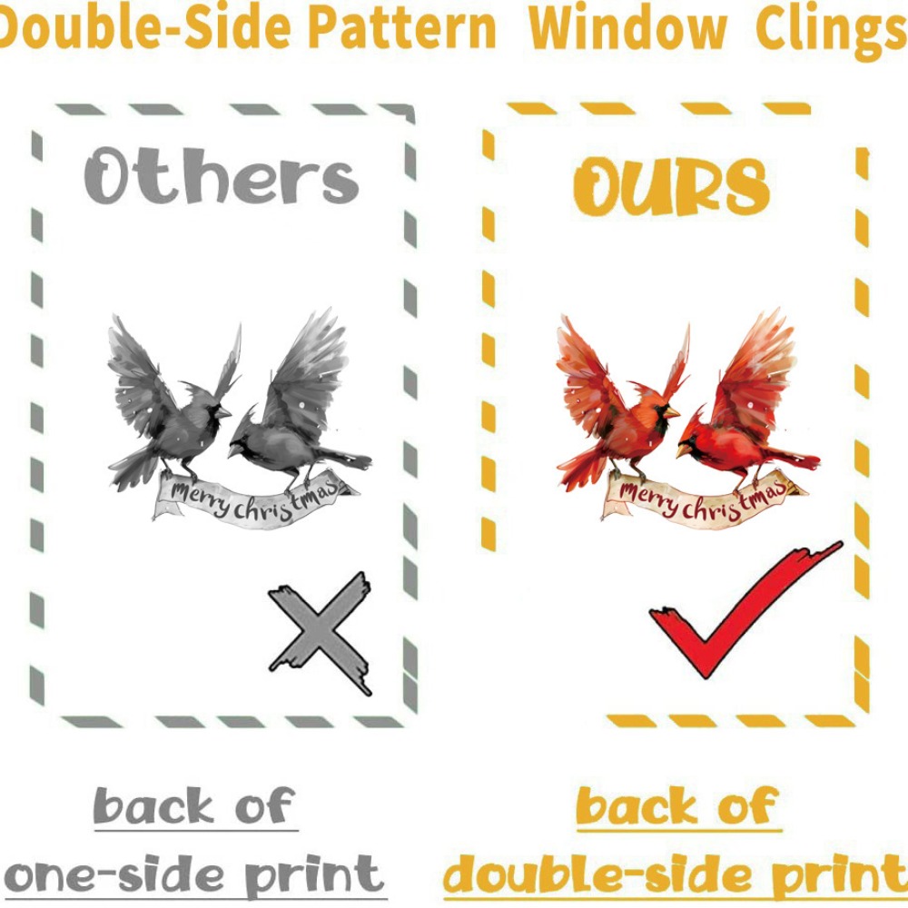9pcs Christmas Window Decals C - đánh giá và giá Snowflake Window Decal