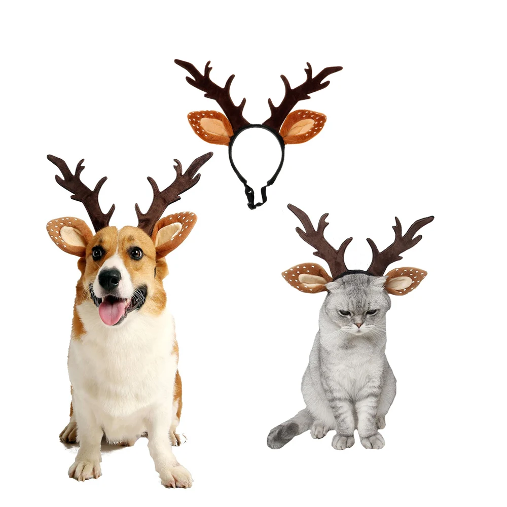 Dogs Headbands Deer Costume Ha - đánh giá và giá Reindeer Antlers Headband