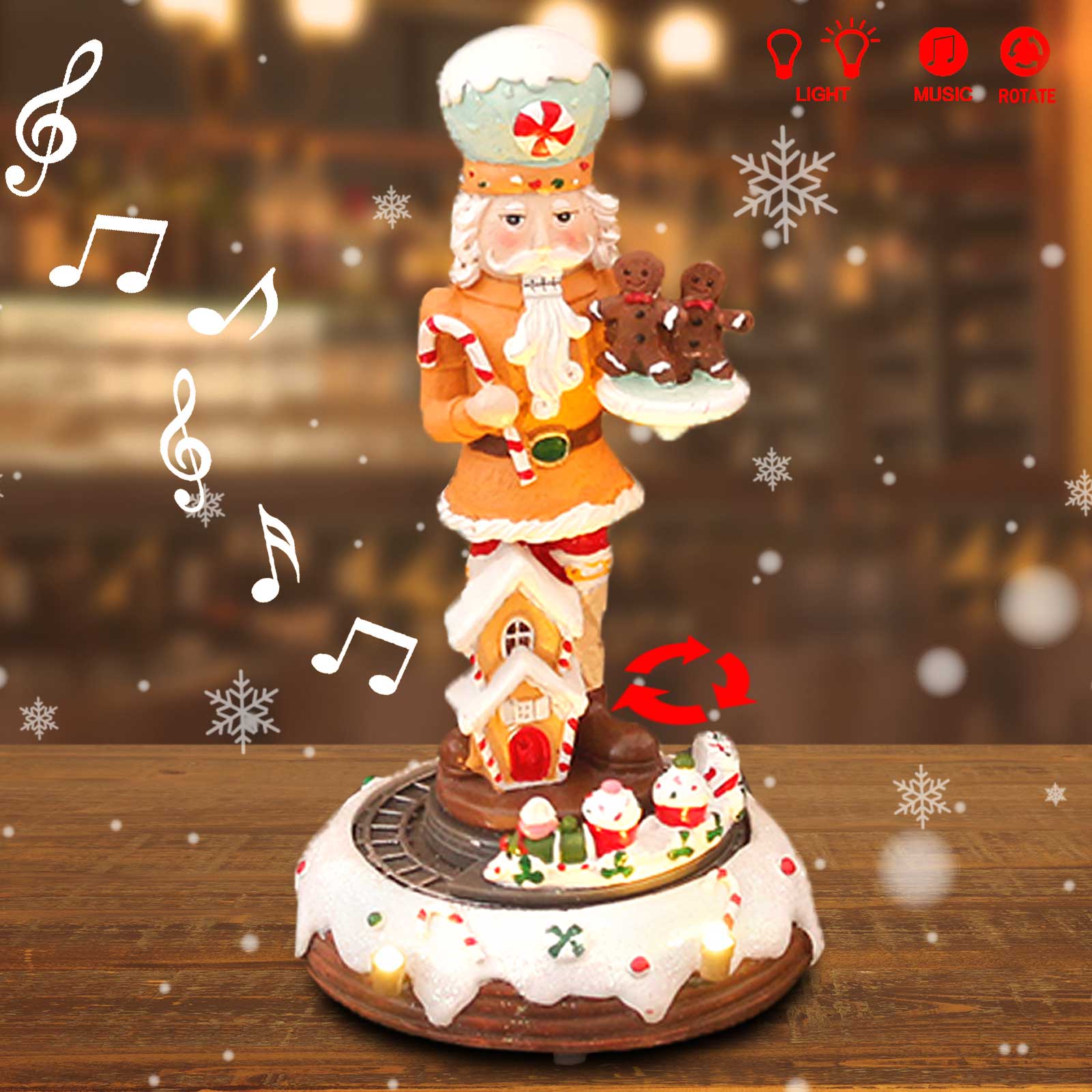 Christmas Gingerbread Nutcrack - đánh giá và giá Nutcracker Figurine