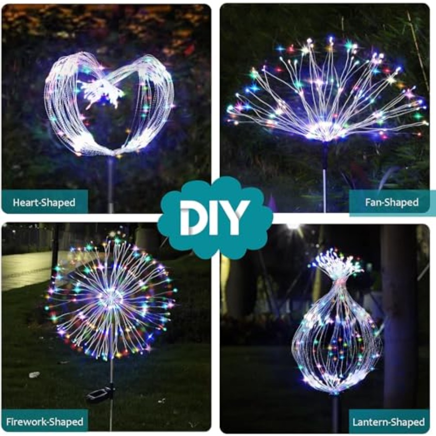 Solar Firework Lights, Lightin - đánh giá và giá Christmas Lights Outdoor