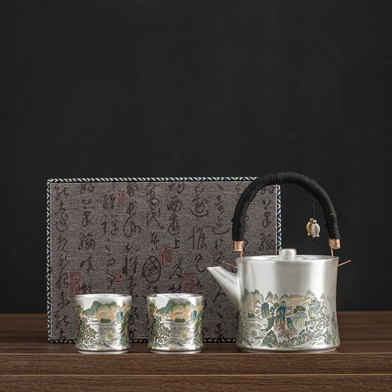 PYH Liu Yin one pot two cups p - đánh giá và giá Gift Box Wrap Set